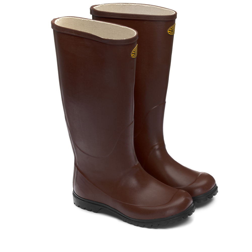 Hohe Gummistiefel Unisex Farbe Braun 02