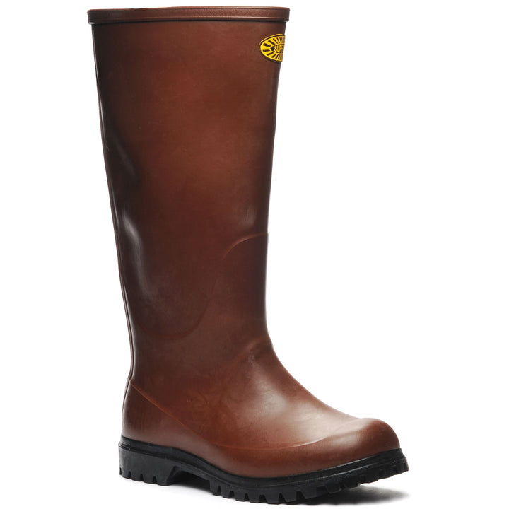 Hohe Gummistiefel Unisex Farbe Braun 7