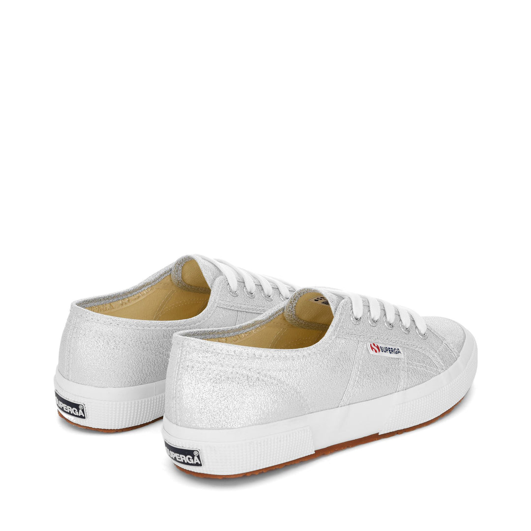 Klassische graue Damen-Sneaker mit Obermaterial aus Baumwolle main