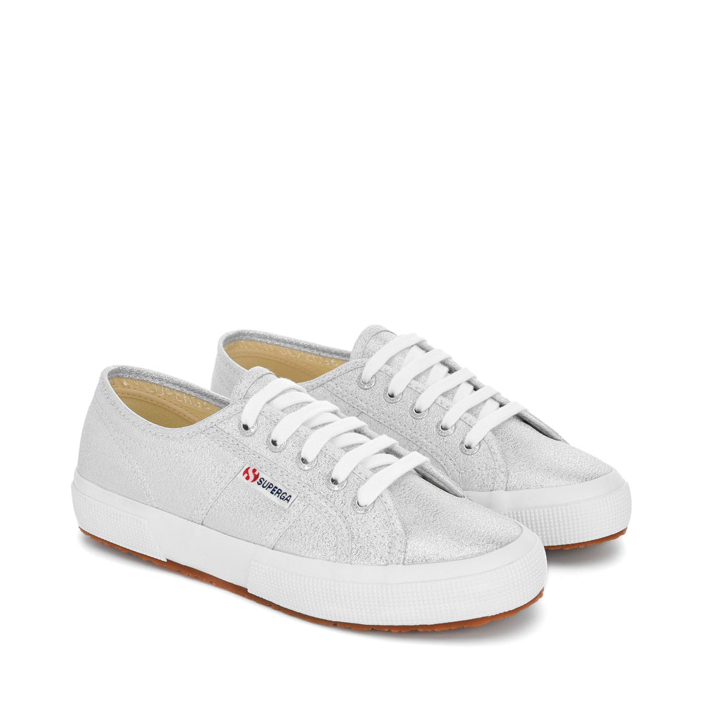 Klassische graue Damen-Sneaker mit Obermaterial aus Baumwolle 02