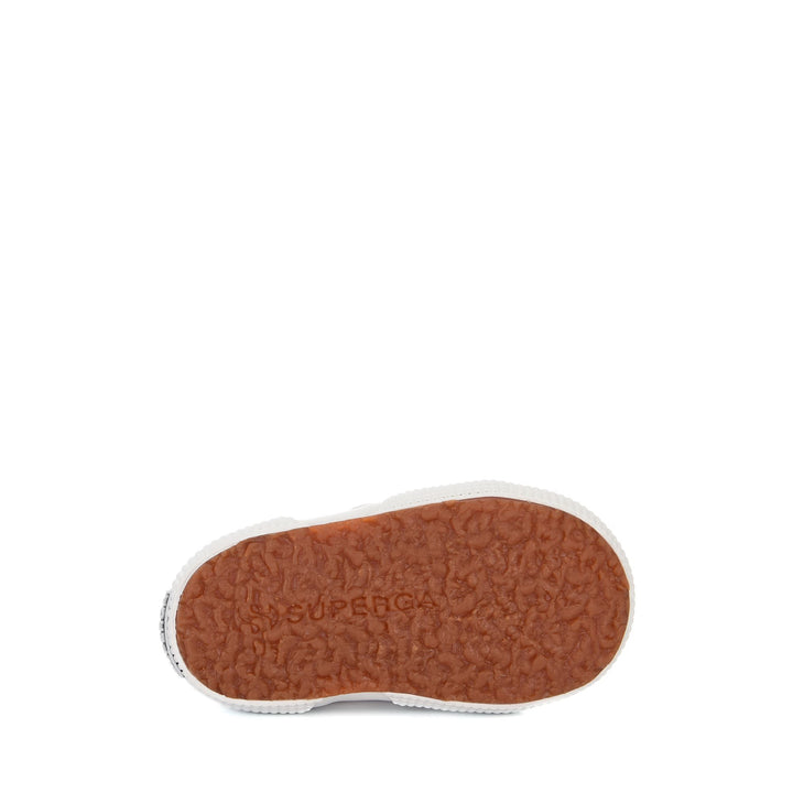 Weiße Kinder-Sneaker mit Obermaterial aus Baumwolle 5