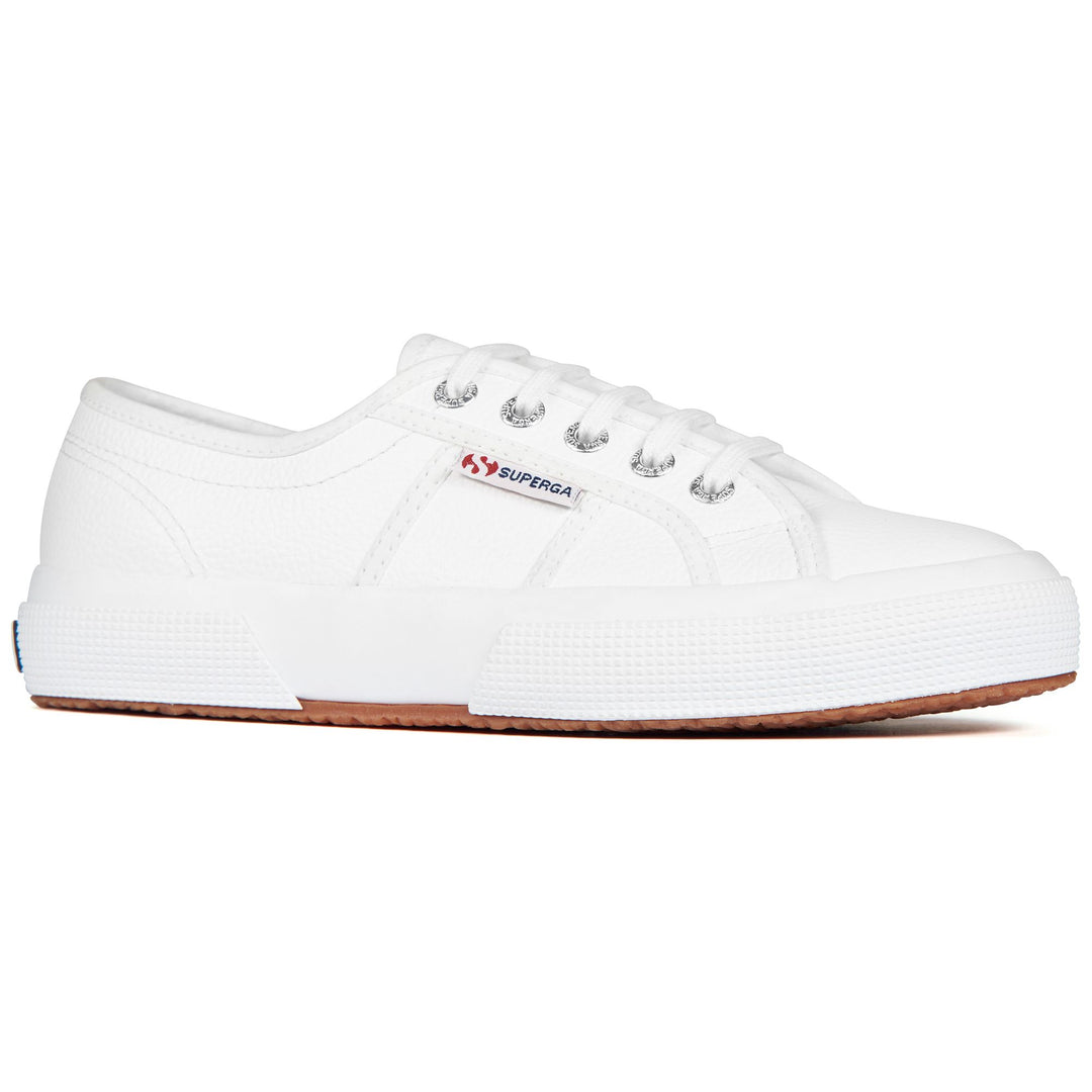 Weiße Unisex-Sneaker mit Obermaterial aus Leder main