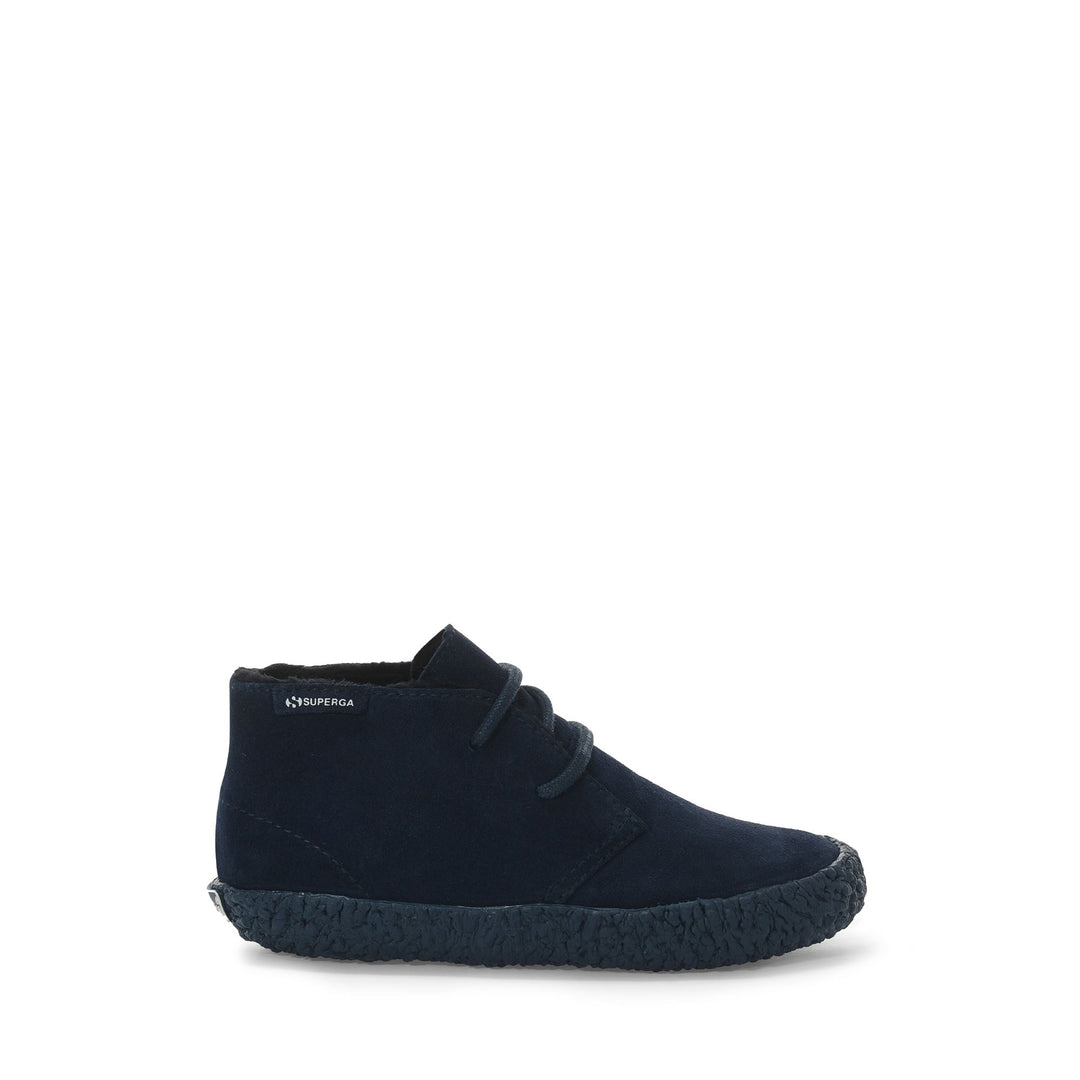Blaue Stiefeletten für Jungen mit Obermaterial aus Wildleder 01