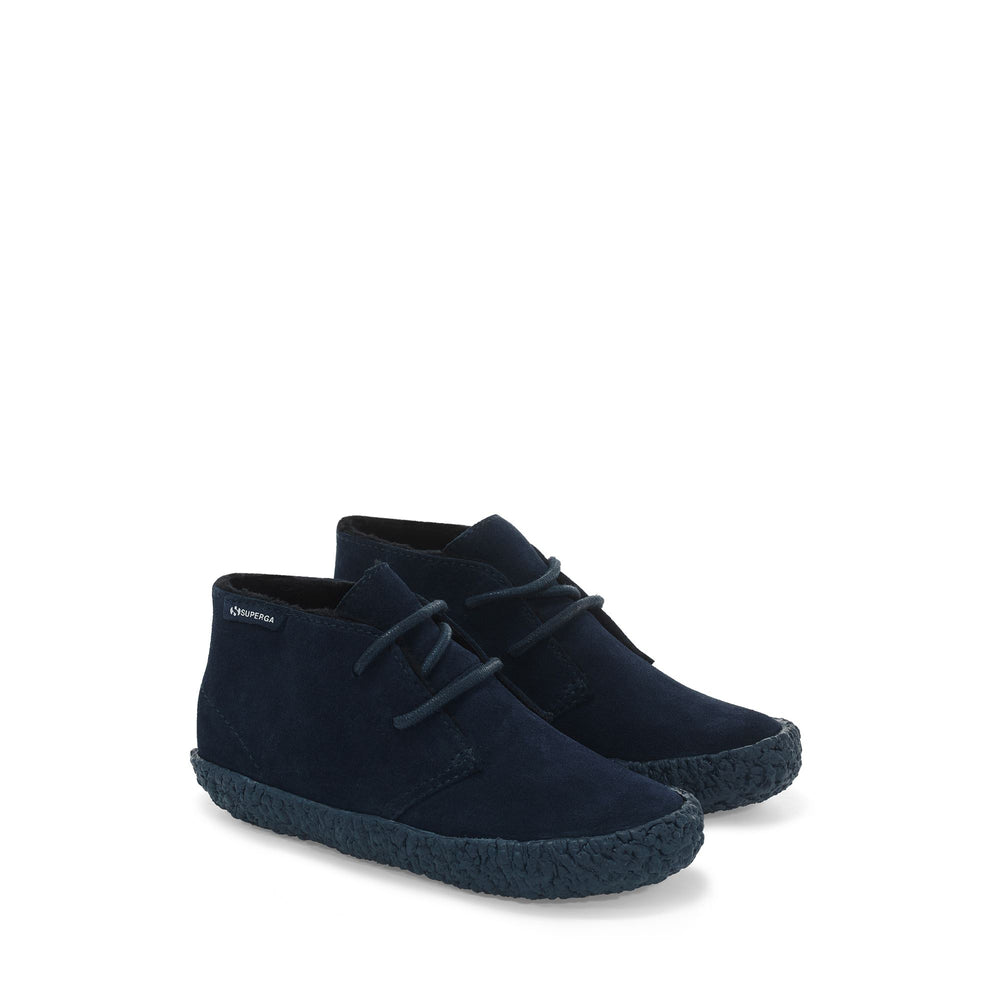 Blaue Stiefeletten für Jungen mit Obermaterial aus Wildleder 02