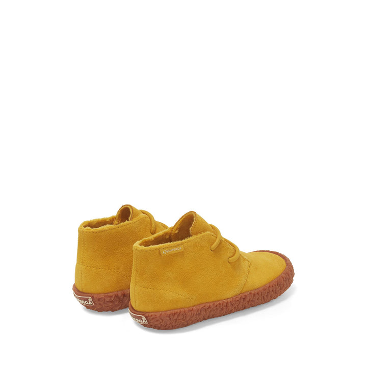 Gelbe Stiefeletten für Jungen mit Obermaterial aus Wildleder 3