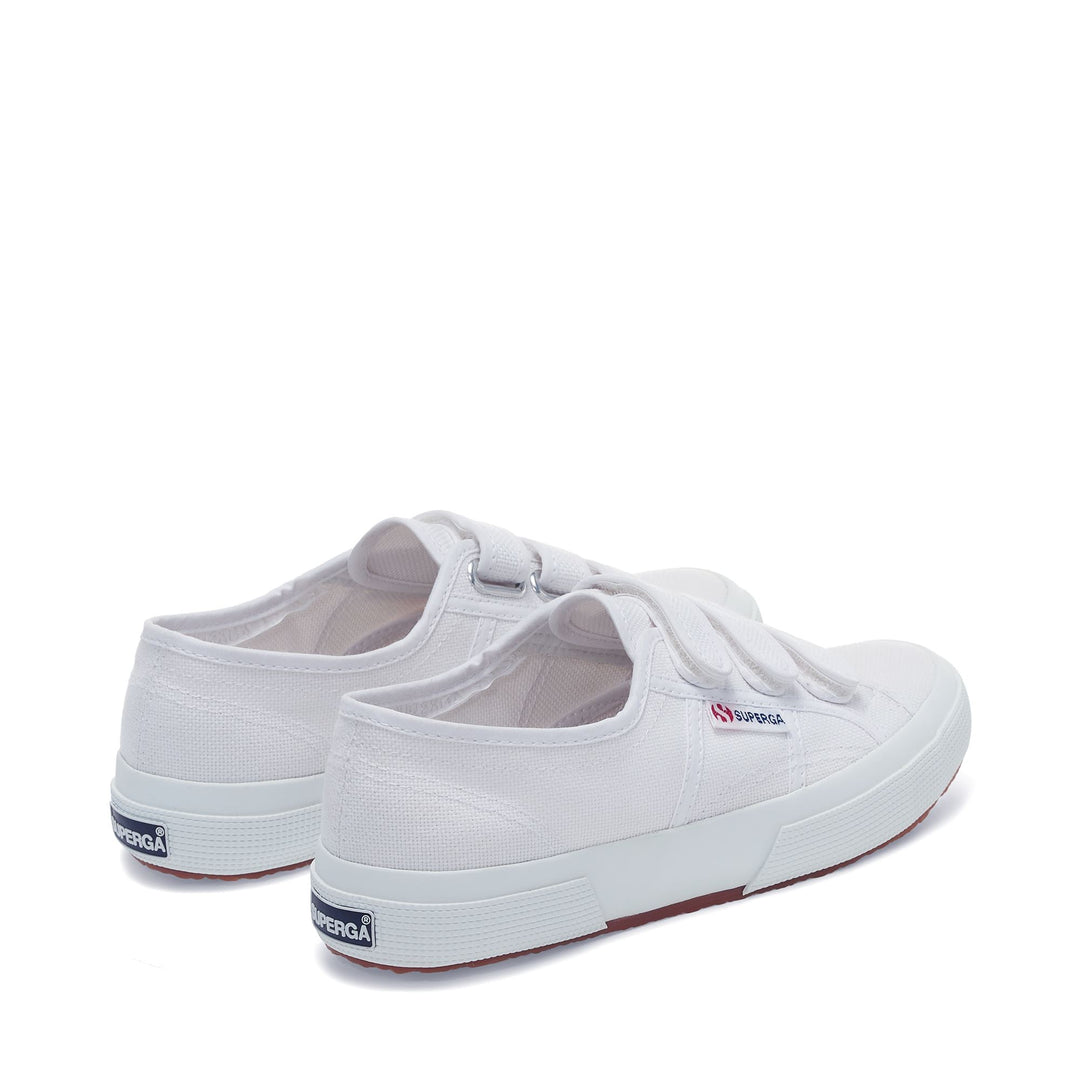 Sneakers bianche unisex con tomaia in cotone main