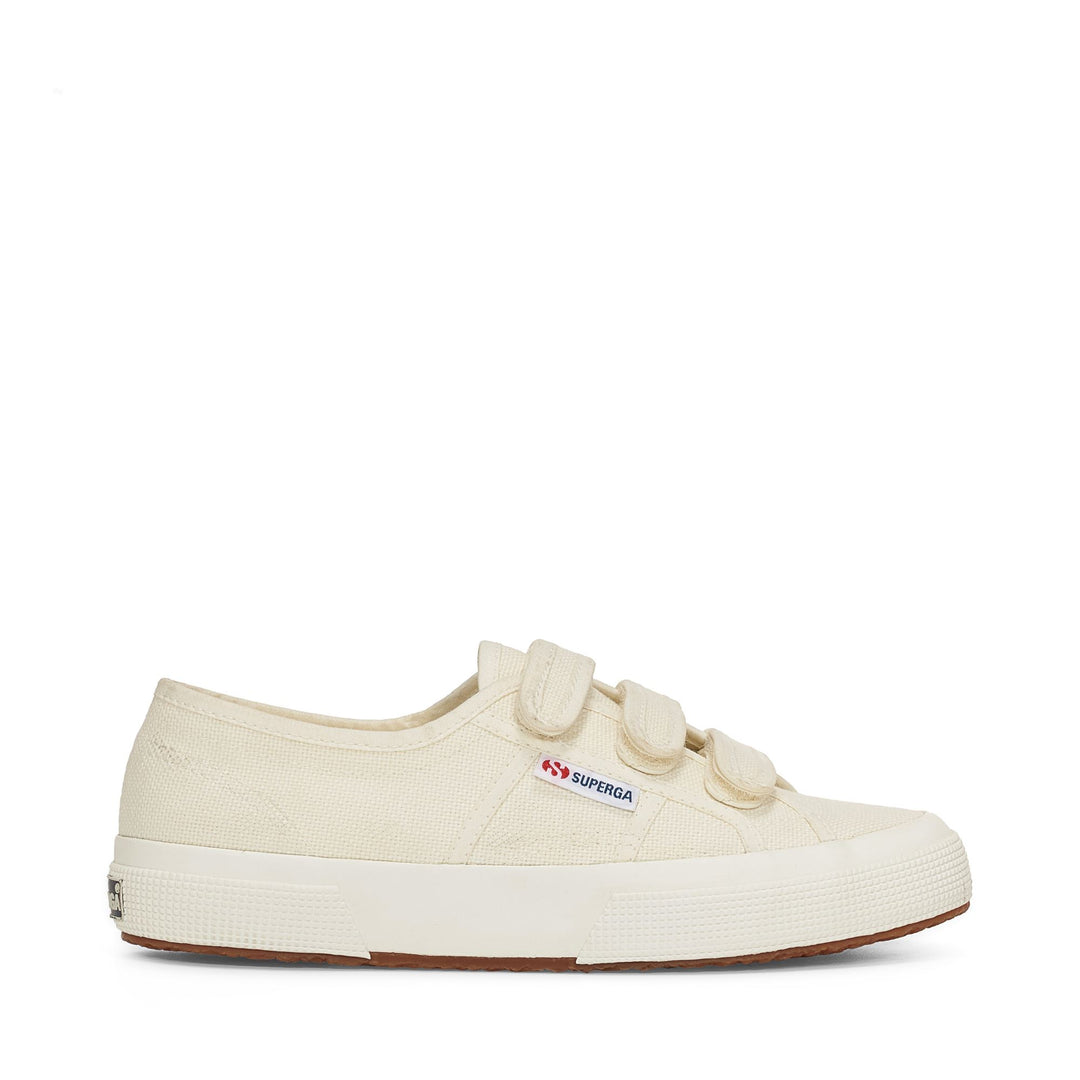Sneakers unisex beige con tomaia in cotone 01
