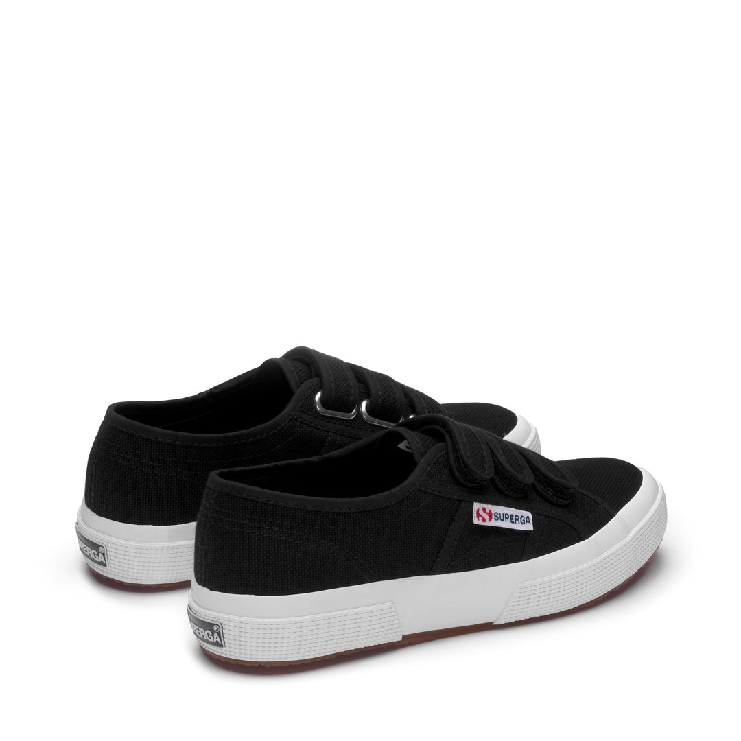 Sneakers unisex nere con tomaia in cotone main