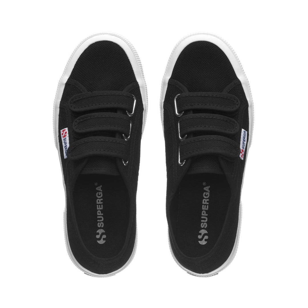 Sneakers unisex nere con tomaia in cotone main
