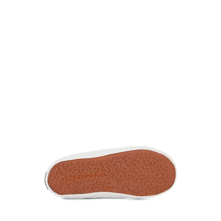 Weiße Kinder-Sneaker mit Obermaterial aus Baumwolle 5