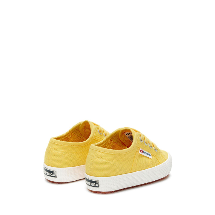 Kinder-Sneaker in Gelb mit Obermaterial aus Baumwolle 3