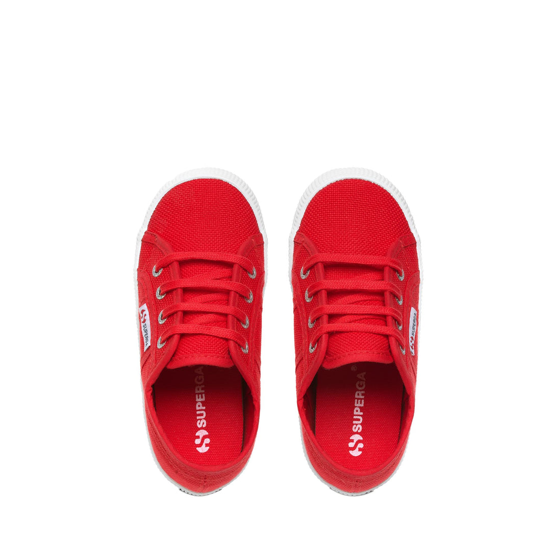 Kinder-Sneaker in Rot mit Obermaterial aus Baumwolle main