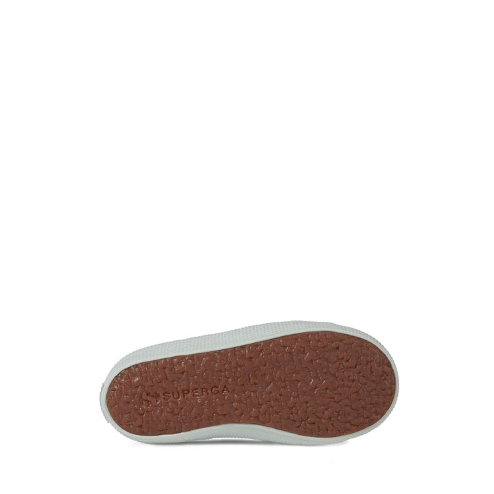 Weiße Kinder-Sneaker mit Obermaterial aus Baumwolle 5