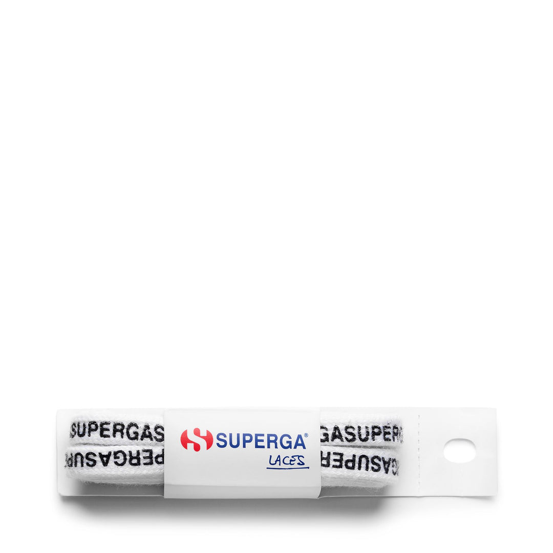 Weiße Unisex-Schnürsenkel mit Obermaterial aus Baumwolle 01