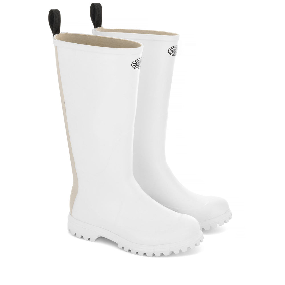 Hohe Gummistiefel Unisex Farbe Weiß 02