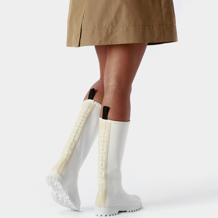Hohe Gummistiefel Unisex Farbe Weiß 7