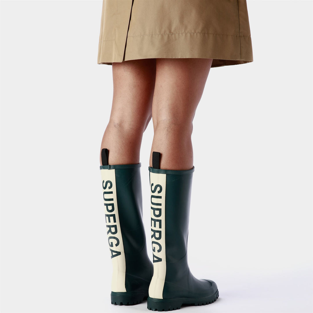 Hohe Gummistiefel Unisex Farbe Grün main