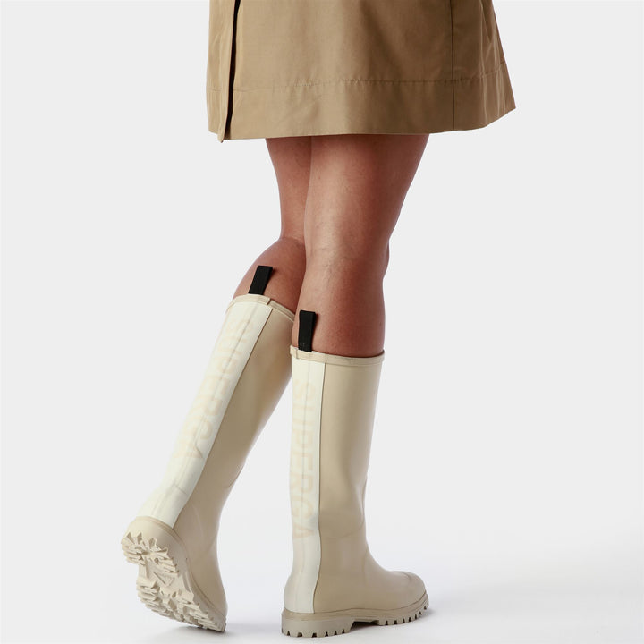 Hohe Gummistiefel Unisex Beige Farbe 7