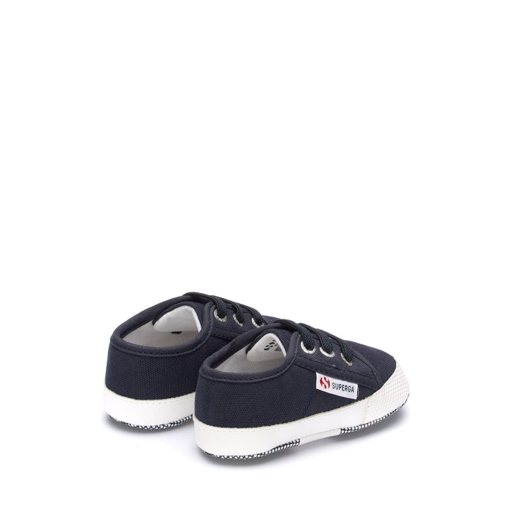 Niedrig geschnittene Kinder-Sneaker in Blau mit Obermaterial aus Baumwolle 3