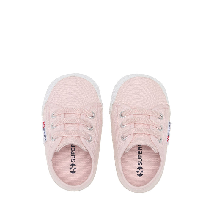 Niedrig geschnittene Kinder-Sneaker in Rosa mit Obermaterial aus Baumwolle 4