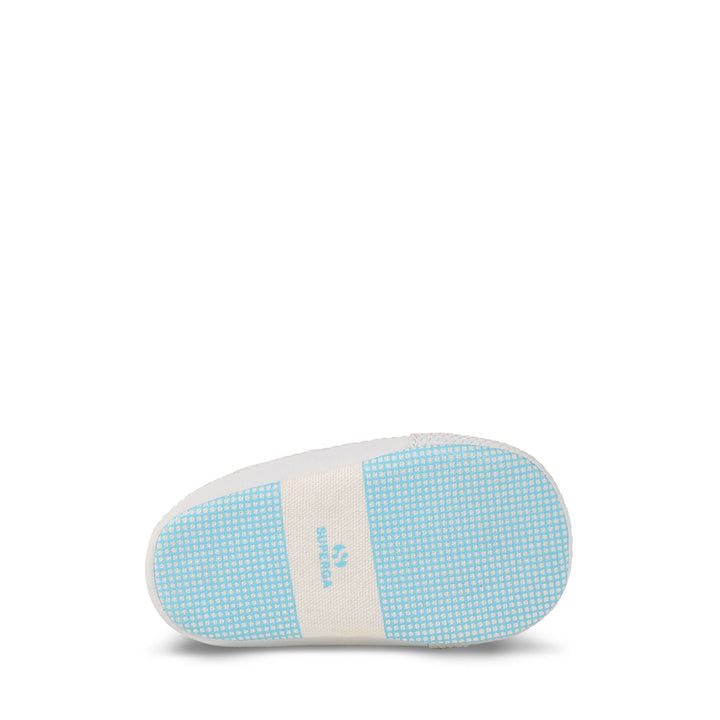 Niedrig geschnittene Kinder-Sneaker in Blau mit Obermaterial aus Baumwolle 5