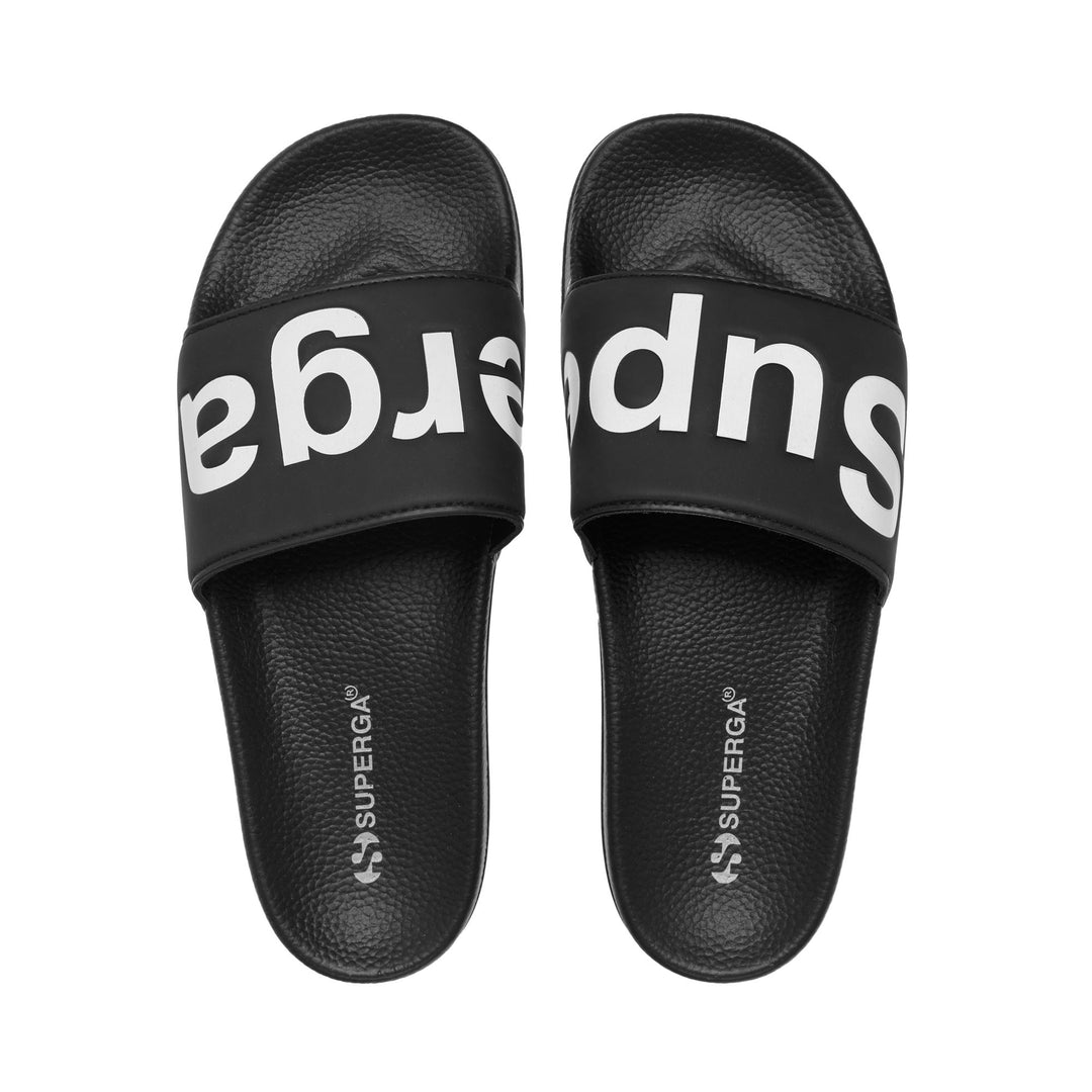 Schwarze Unisex-Sandalen mit Gummisohle main