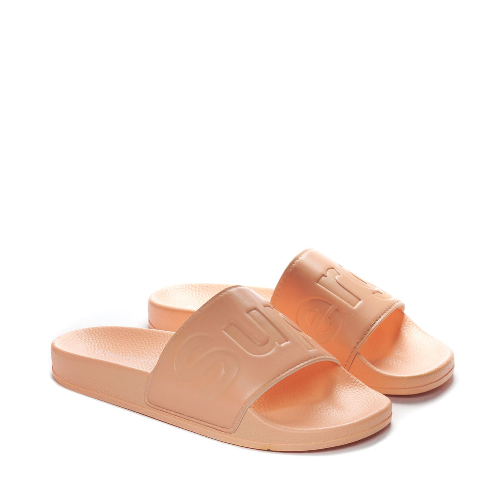 Rosafarbene Unisex-Slipper mit Gummisohle 02