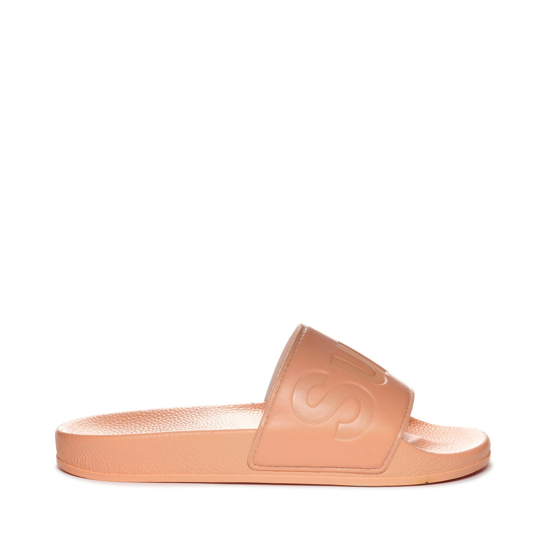 Rosafarbene Unisex-Slipper mit Gummisohle 01