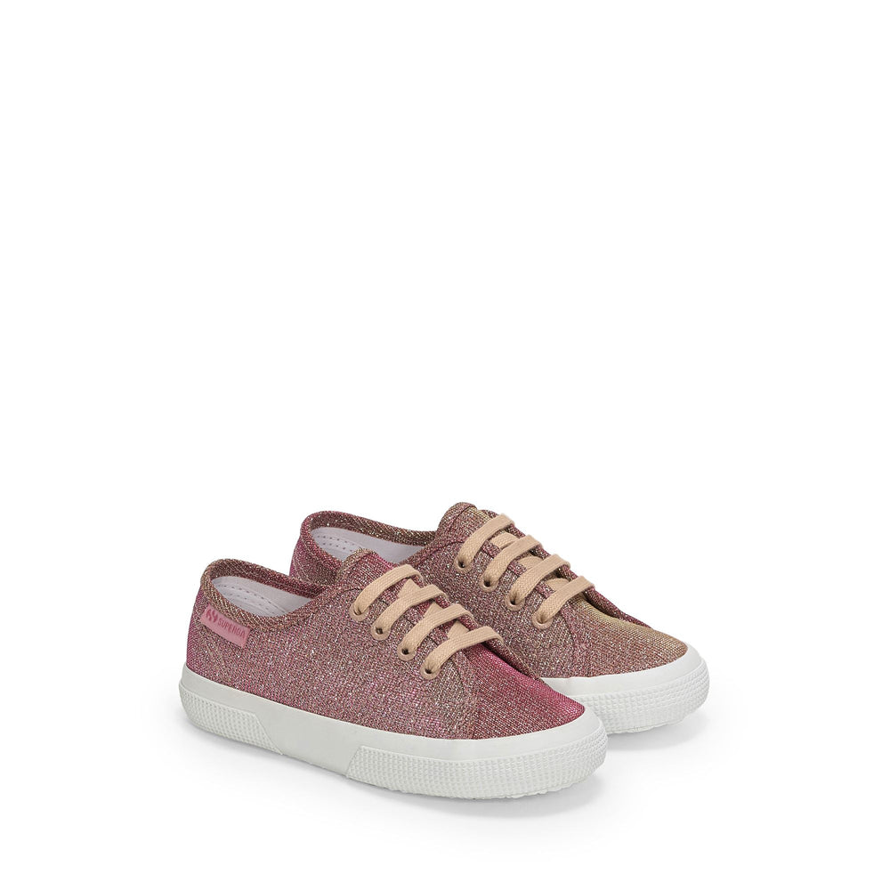 Low Cut Sneakers für Mädchen in Platin mit Obermaterial aus Jersey-Lamé 02