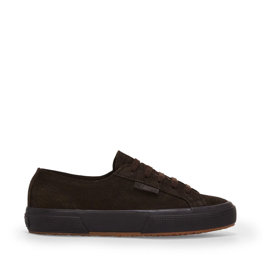 Unisex Brown Low Cut Sneakers with Suede Upper 01