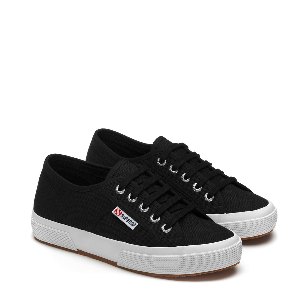Schwarze Unisex-Sneaker mit Obermaterial aus Baumwolle 02