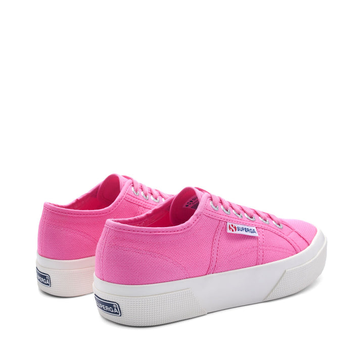 Zapatillas unisex de plataforma rosa con parte superior de algodón 3