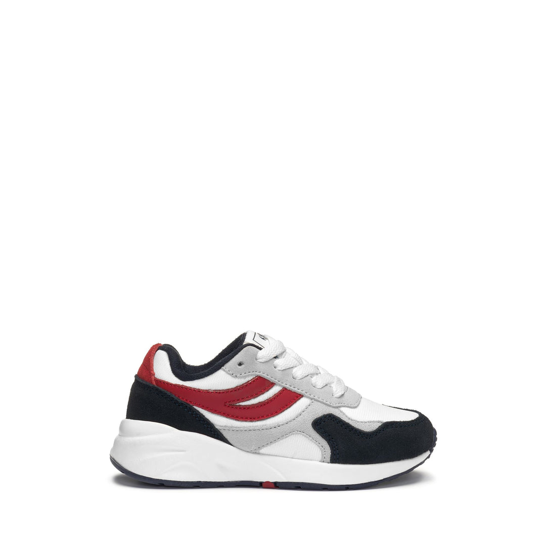 Niedrig geschnittene Kinder-Sneaker in Blau mit Obermaterial aus Nylon 01