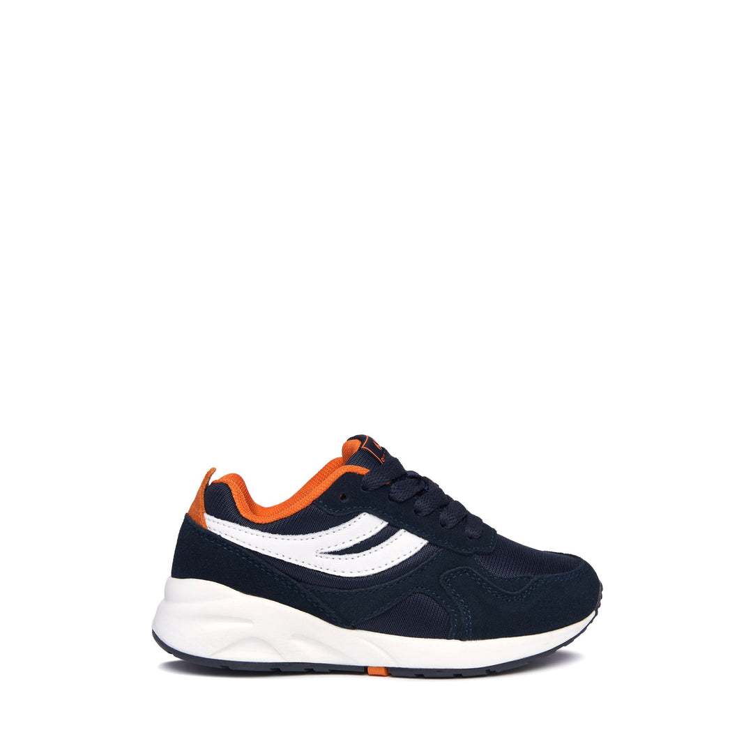 Niedrig geschnittene Kinder-Sneaker in Blau mit Obermaterial aus Nylon 01