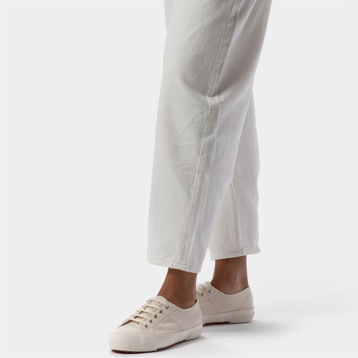 Sneakers unisex beige con tomaia in cotone 6