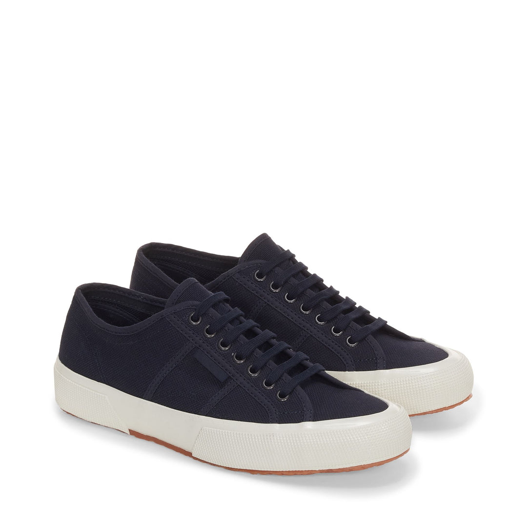 Unisex Low Cut Navy Sneakers mit Obermaterial aus Baumwolle main