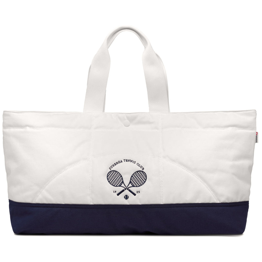 Weiße Unisex-Tragetasche mit gewachstem Baumwoll-Canvas 01