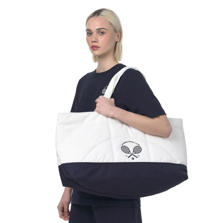 Weiße Unisex-Tragetasche mit gewachstem Baumwoll-Canvas 5