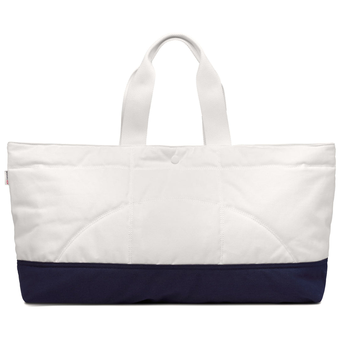Weiße Unisex-Tragetasche mit gewachstem Baumwoll-Canvas main