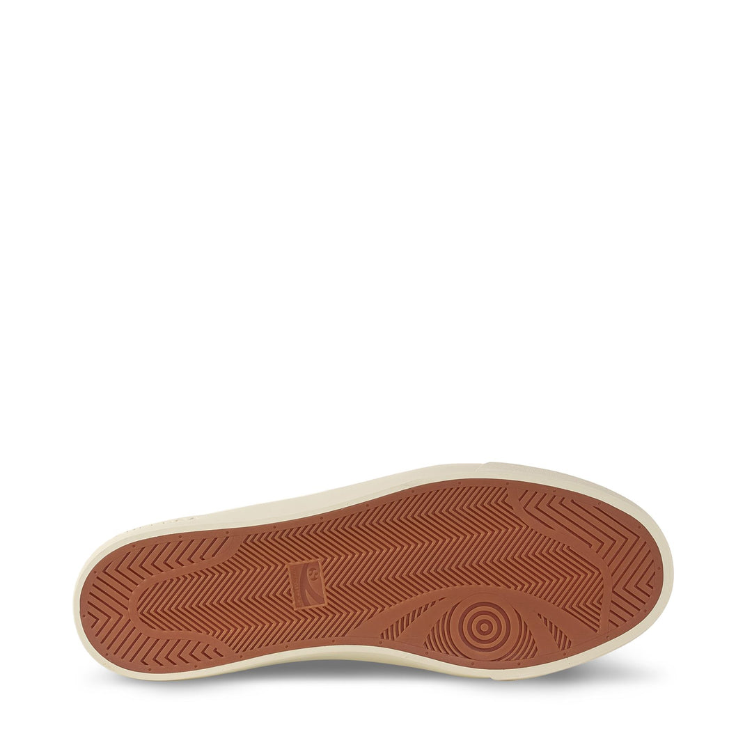 Baskets basses unisexes blanches avec tige en cuir main