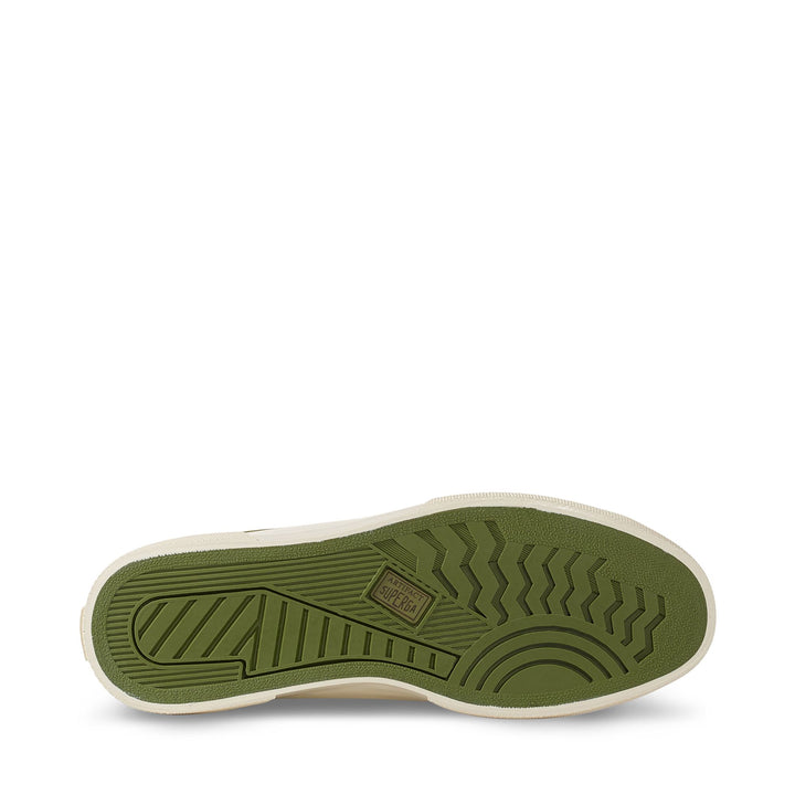 Unisex High Cut Sneakers Grün mit Obermaterial aus Baumwolle 5