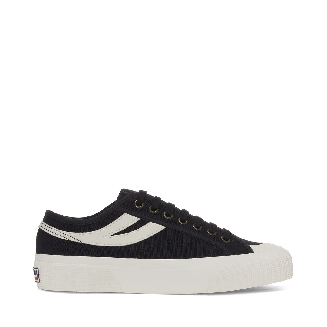 Schwarze Unisex-Sneaker mit Obermaterial aus Canvas 01
