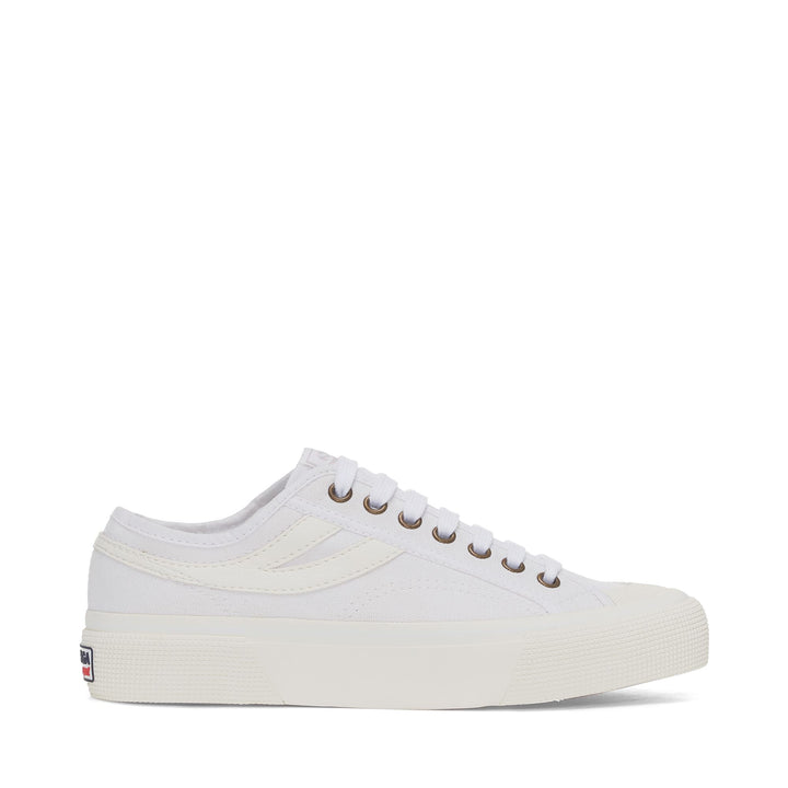 Unisex White Sneakers with Canvas Upper 1
