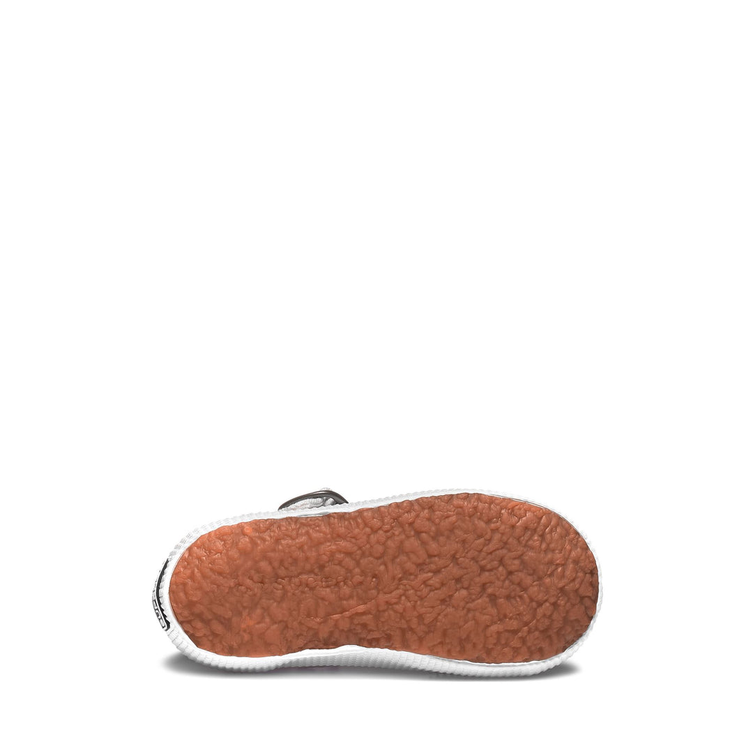 Weiße Ballerina-Sneakers für Mädchen mit Obermaterial aus Baumwolle main