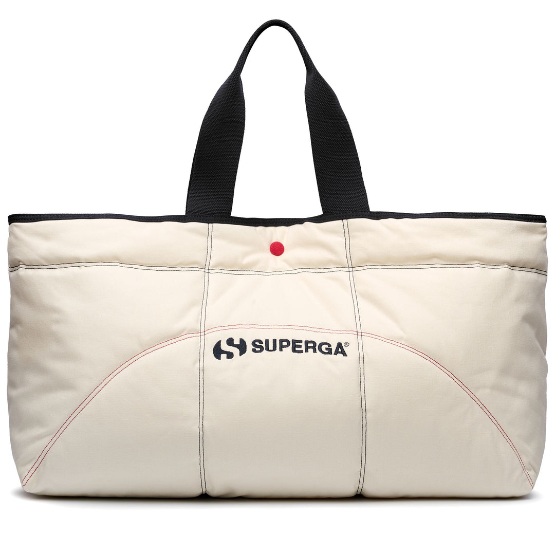 Weiße Unisex-Tragetasche mit gewachstem Canvas 01