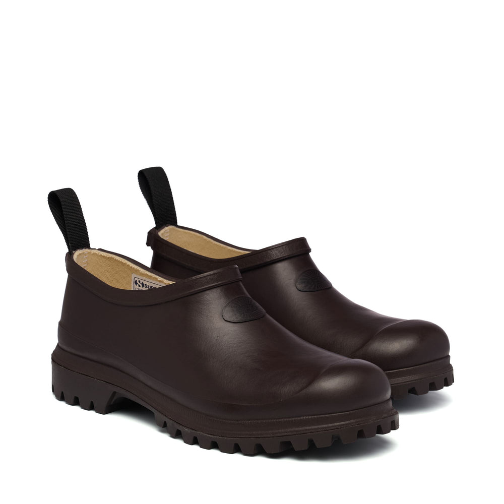 Niedrig geschnittene Gummistiefel Unisex Farbe Braun 02