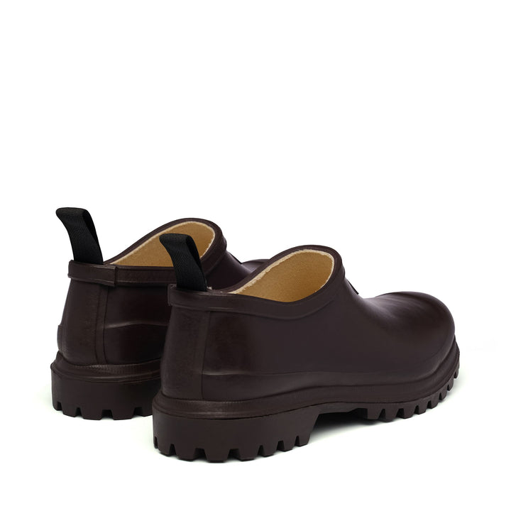 Niedrig geschnittene Gummistiefel Unisex Farbe Braun 3