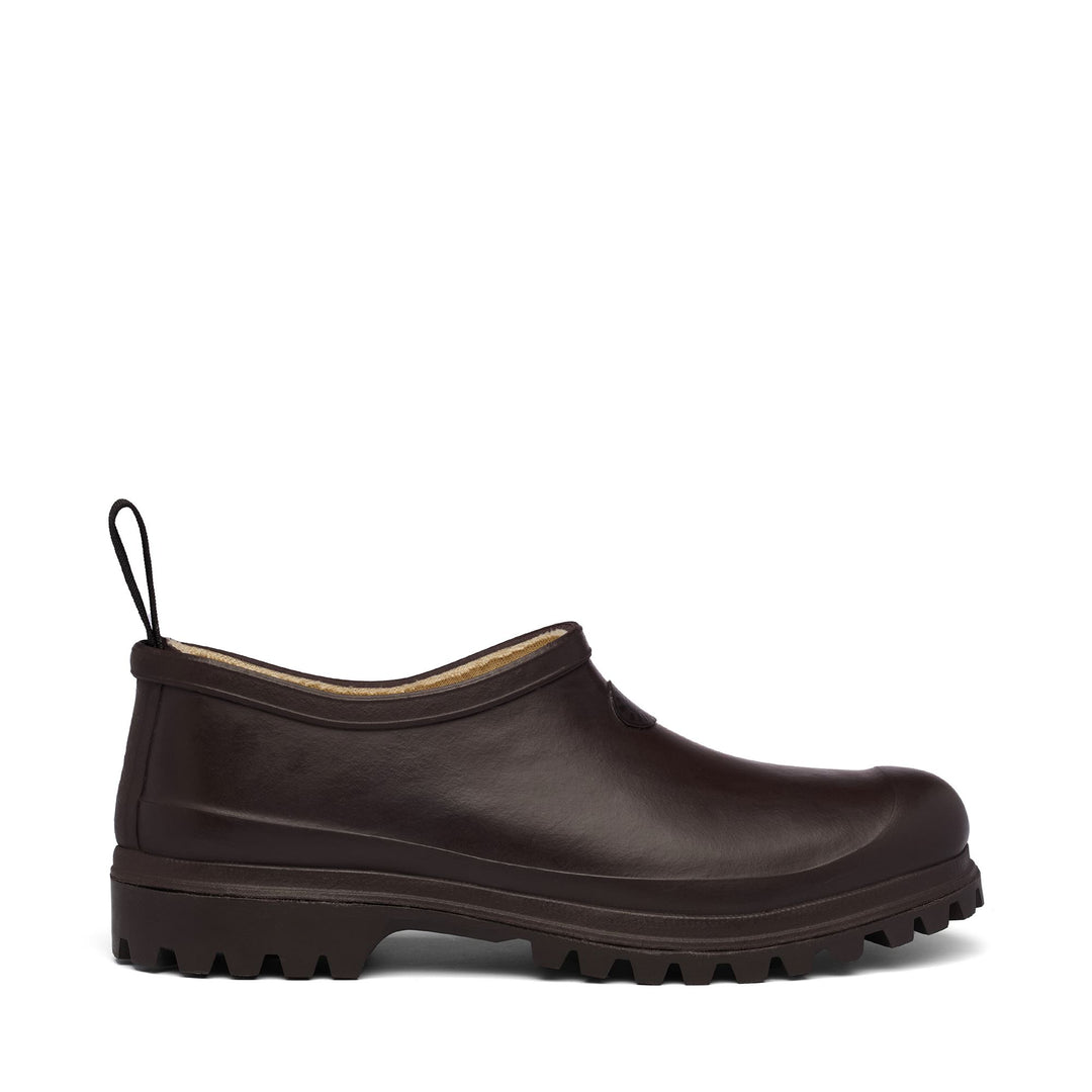 Niedrig geschnittene Gummistiefel Unisex Farbe Braun 01
