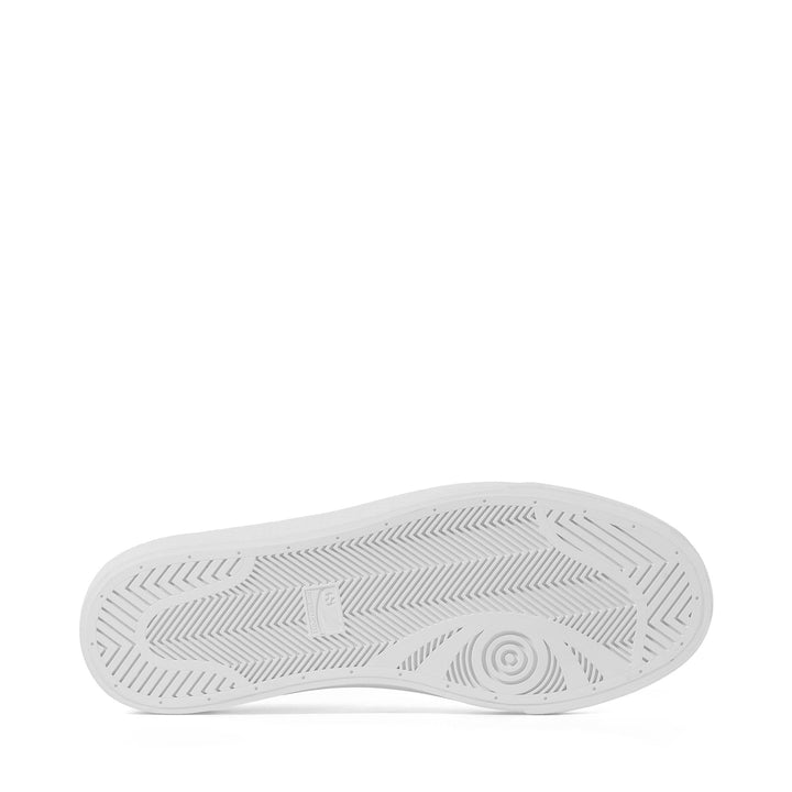 Unisex Full White Low Cut Sneakers with Leather Upper 5