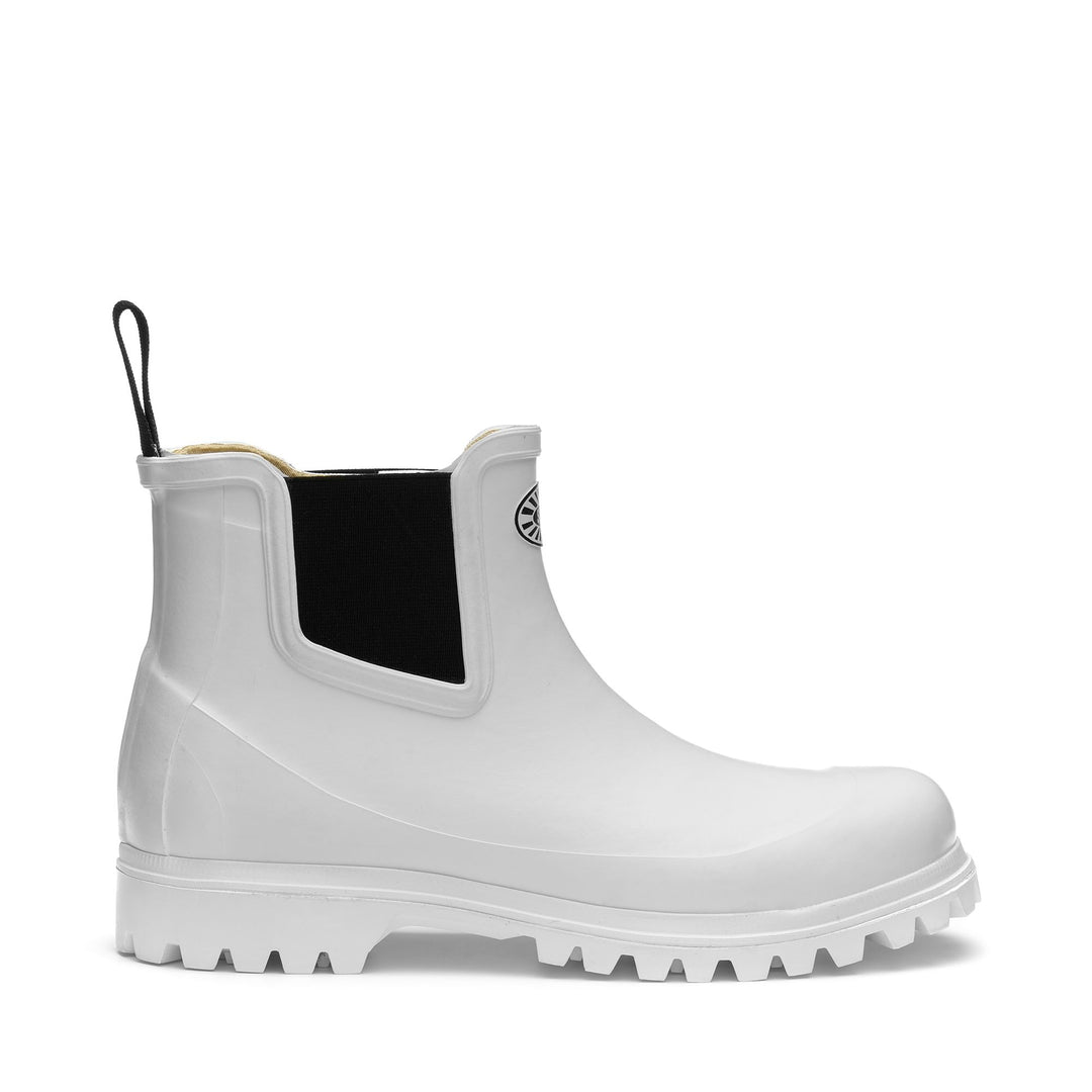 Mid Cut Unisex Gummistiefel in Weiß 01